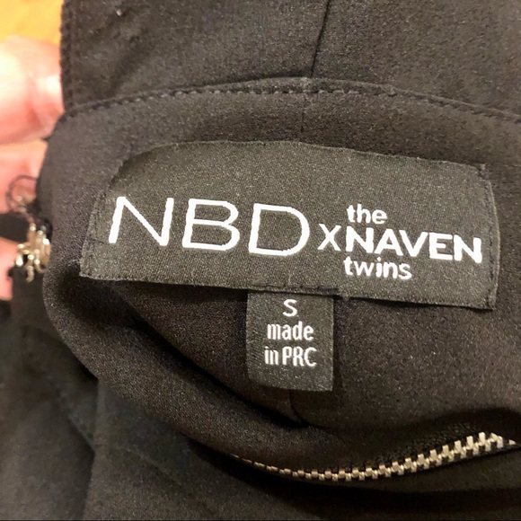 Revolve NBD X Naven Twins Black Mini Dress - Picture 5 of 9